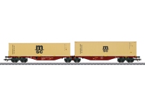 Märklin 47816 - I - Containertragwagen MSC, Touax, Ep. VI